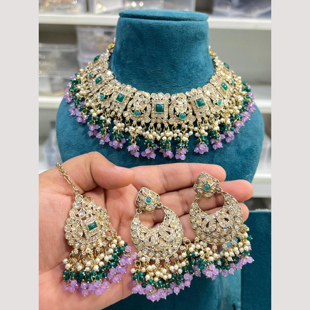 Hira Collections Designer Kundan And Pearl Necklace Set For Every Occassions