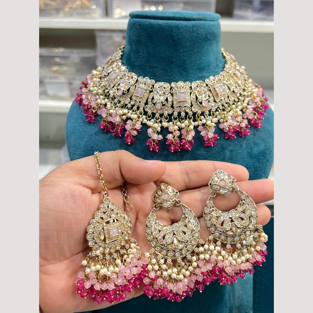Hira Collections Designer Kundan And Pearl Necklace Set For Every Occassions