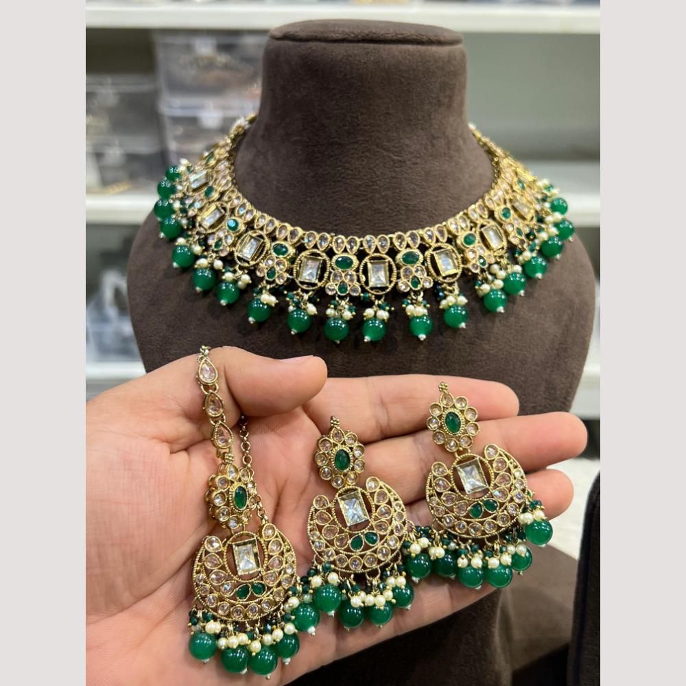 Hira Collections Designer Kundan And Pearl Necklace Set For Every Occassions