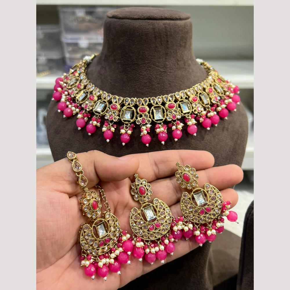 Hira Collections Designer Kundan And Pearl Necklace Set For Every Occassions