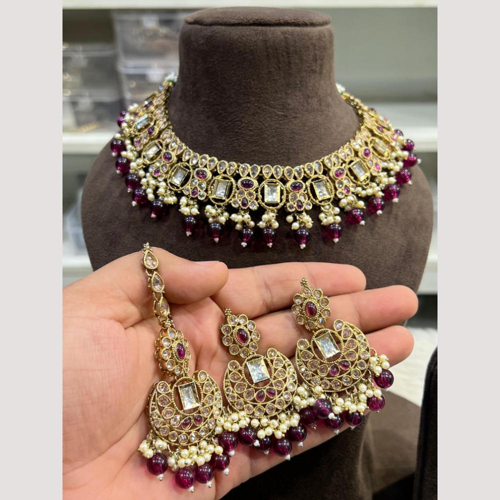 Hira Collections Designer Kundan And Pearl Necklace Set For Every Occassions