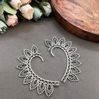 Hira Collections Intricately Designed Oxidised Earcuffs Stylish & Comfortable Ethnic Jewellery for Women