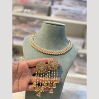 Hira Collections Elegant Kundan And Pearl Necklace Set for Weddings & Festive Wear