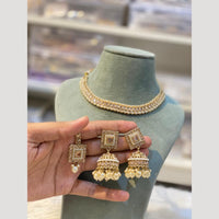 Hira Collections Elegant Kundan And Pearl Necklace Set for Weddings & Festive Wear