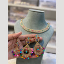Hira Collections Ethnic Charm Kundan And Pearl Necklace Set for Every Occasion