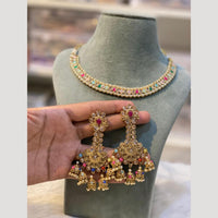 Hira Collections Ethnic Charm Kundan And Pearl Necklace Set for Every Occasion