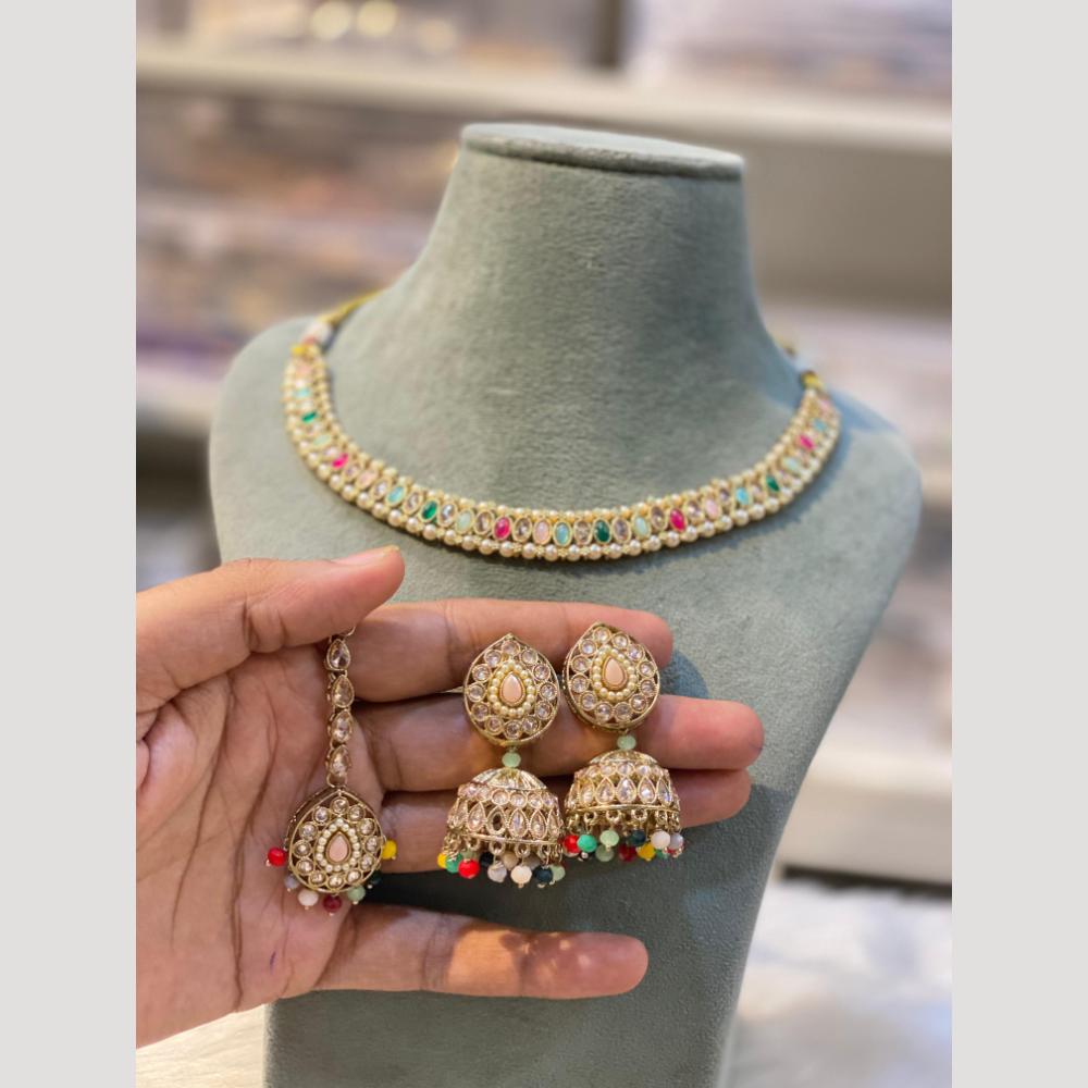 Hira Collections Ethnic Charm Kundan And Pearl Necklace Set for Every Occasion