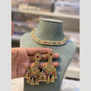 Hira Collections Ethnic Charm Kundan And Pearl Necklace Set for Every Occasion