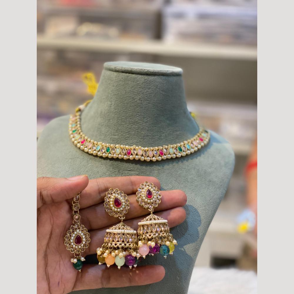 Hira Collections Ethnic Charm Kundan And Pearl Necklace Set for Every Occasion