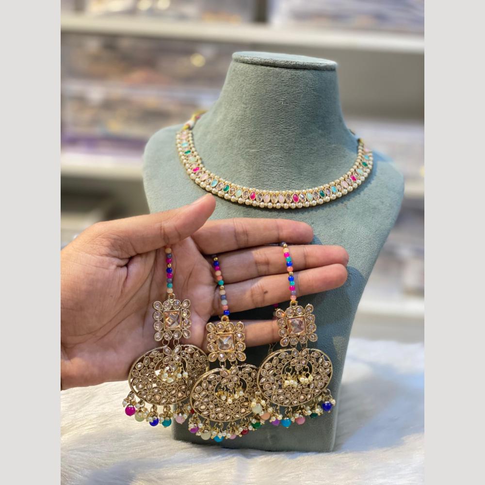 Hira Collections Ethnic Charm Kundan And Pearl Necklace Set for Every Occasion