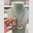 Hira Collections Vintage Style Austrian Stone And Beads Necklace Set