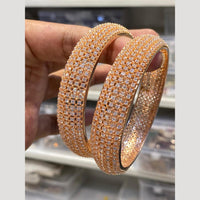 Hira Collections Royal Look Austrian Stone Designer Bangles Set