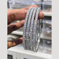 Hira Collections Royal Look Austrian Stone Designer Bangles Set