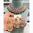 Hira Collections Exquisite Kundan Necklace Set for Engagements and Special Celebrations