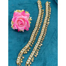 Hira Collections Dazzling Mirror And Ghungroo Anklet Statement Jewelry for Festivals