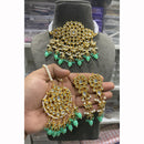 Hira Collections Traditional Kundan Inspired Choker Necklace with Pearled Finish