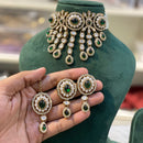 Hira Collection Beautiful Kundan Choker Necklace  Set  With MaangTika For Wedding Occassion