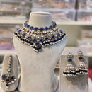 Hira Collection Beautiful Kundan Choker Necklace  Set  With MaangTika For Wedding Occassion