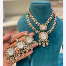 Hira Collections Designer Pota And Austrian Stone Necklace Set
