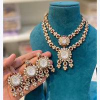 Hira Collections Designer Pota And Austrian Stone Necklace Set