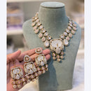 Hira Collections Designer Pota And Austrian Stone Necklace Set
