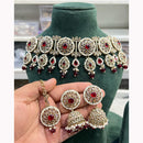 Hira Collections Ethnic Glow Pota And Pearl Necklace Set