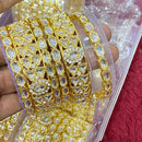 Hira Collections Ethnic Glow Crystal Stone Bangles Set