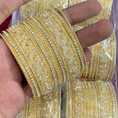 Hira Collections Sparkle Glow Crystal And Austrian Stone Bangles Set