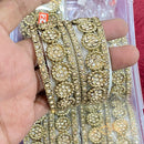 Hira Collections Ethnic Glow Crystal Stone Bangles Set