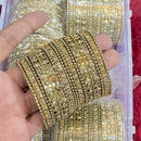 Hira Collections Sparkle Glow Crystal And Austrian Stone Bangles Set
