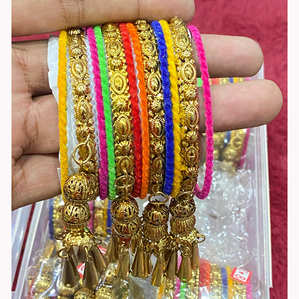 Hira Collections Sparkle Glow Crystal And Austrian Stone Bangles Set