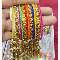 Hira Collections Sparkle Glow Crystal And Austrian Stone Bangles Set