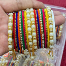 Hira Collections Sparkle Glow Crystal And Austrian Stone Bangles Set