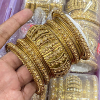 Hira Collections Sparkle Glow Crystal And Austrian Stone Bangles Set