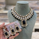 Hira Collections Designer Kundan Stone Pearl And Beads Choker Necklace Set