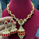 Hira Collections Designer Crystal Stone And Austrian Stone Necklace Set