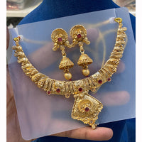 Hira Collections Heritage Pota Stone Necklace Set