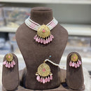 Hira Collection  Pearl Beauty And Beadwork Necklace Set