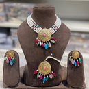 Hira Collection  Pearl Beauty And Beadwork Necklace Set