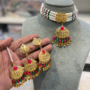 Hira Collection  Pearl Beauty And Beadwork Necklace Set