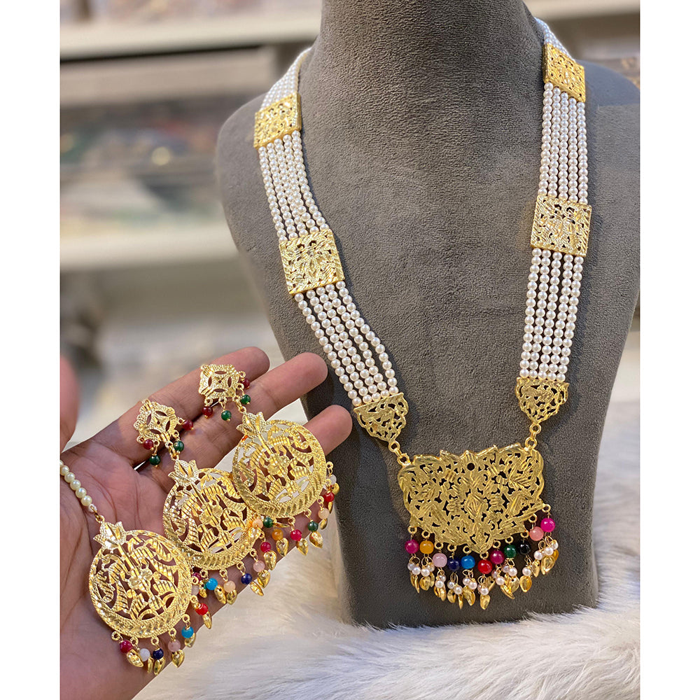 Hira Collection Classic Ethnic Traditional Necklace Set