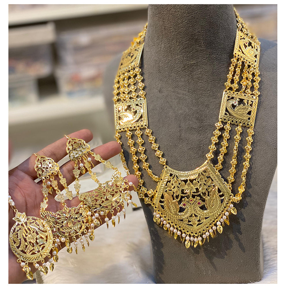 Hira Collection Classic Ethnic Traditional Necklace Set