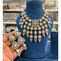 Hira Collection Crystal Stone Necklace Set