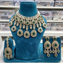 Hira Collections Luxury Kundan Stone Pearl And Beads Choker Necklace Set