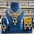 Hira Collections Designer Kundan Stone And Beads Necklace Set