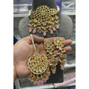 Hira Collections Kundan Stone And Beads Designer Choker Necklace Set