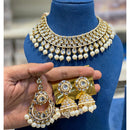 Hira Collections Kundan Stone Pearl And Beads Designer Necklace Set