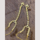 Hira Collections Designer Kundan Stone And Pearl Hand Harness