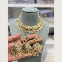 Hira Collections Designer Round Filigree Necklace Set