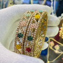 Hira Collections Austrian Stone Bangles Set for Women
